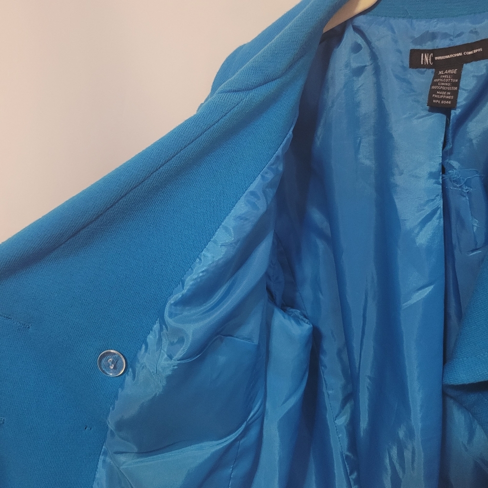 INC International Concepts Double Breasted Peacoat - Picture 9 of 12